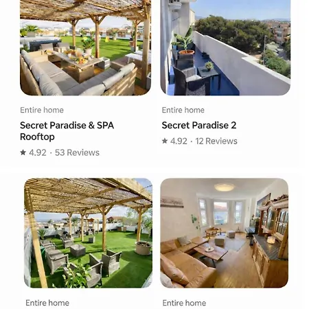 Apartman Secret Paradise & Rooftop Billard Quartu SantʼElena